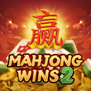 Red and gold Mahjong Wins 2 artwork